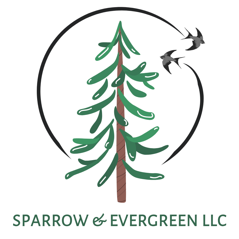 Sparrow & Evergreen Logo